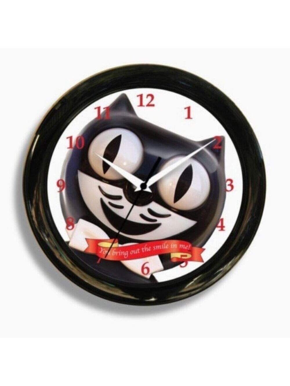 Kit-Cat Klock Clock 12inch Round Smile Clock